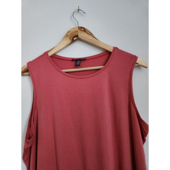 Eileen Fisher Sleeveless Tunic Tank Top – Chili Rose | Size XL - Picture 4 of 9